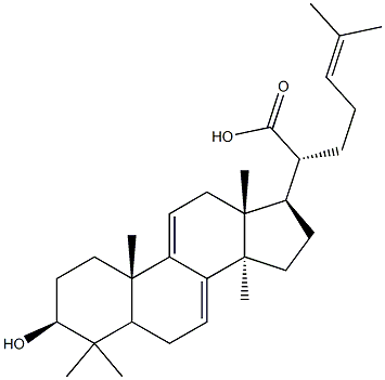 3β-Hydroxy-5α-lanosta-7,9(11),24-trien-21-oic acid CAS#: 29220-16-4