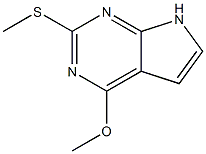 4-METHOXY-2-METHYLSULFANYL-7H-PYRROLO[2,3-D]PYRIMIDINE CAS#: 29877-76-7