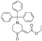 (2E)-2-[4-Oxo-1-trityl-3-piperidinylidene]acetic Acid Ethyl Ester CAS#: 239466-39-8