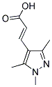 (2E)-3-(1,3,5-TRIMETHYL-1H-PYRAZOL-4-YL)ACRYLIC ACID CAS#: 21937-88-2