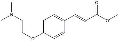(2E)-3-[4-[2-(DiMethylaMino)ethoxy]phenyl]-2-propenoic Acid Methyl Ester CAS#: 245467-31-6