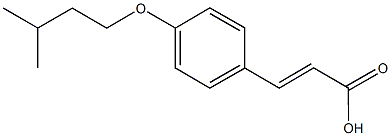 (2E)-3-[4-(3-methylbutoxy)phenyl]acrylic acid CAS#: 20718-99-4