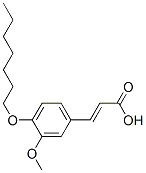 (2E)-3-[4-(HEPTYLOXY)-3-METHOXYPHENYL]ACRYLIC ACID CAS#: 107524-27-6