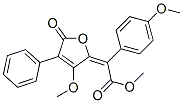 [(2E)-3-Methoxy-4-phenyl-5-oxo-2,5-dihydrofuran-2-ylidene](4-methoxyphenyl)acetic acid methyl ester CAS#: 22628-24-6