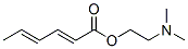 (2E,4E)-2,4-Hexadienoic acid 2-(dimethylamino)ethyl ester CAS#: 16899-74-4