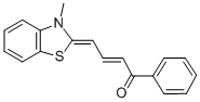 (2E,4Z)-4-(3-METHYL-1,3-BENZOTHIAZOL-2(3H)-YLIDENE)-1-PHENYLBUT-2-EN-1-ONE CAS#: 108717-10-8