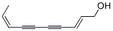 (2E,8Z)-2,8-Decadiene-4,6-diyn-1-ol CAS#: 13894-67-2