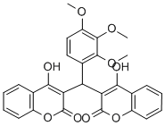 2H-1-BENZOPYRAN-2-ONE, 3,3'-[(2,3,4-TRIMETHOXYPHENYL)METHYLENE]BIS[4-HYDROXY]- CAS#: 215118-76-6