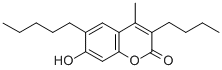 2H-1-Benzopyran-2-one, 3-butyl-7-hydroxy-4-methyl-6-pentyl- CAS#: 111052-71-2