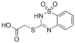 [[(2H-1,2,4-Benzothiadiazine 1,1-dioxide)-3-yl]thio]acetic acid CAS#: 114282-93-8