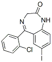 2H-1,4-Benzodiazepin-2-one, 5-(2-chlorophenyl)-1,3-dihydro-7-(iodo-125 I)- CAS#: 106077-19-4