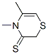 2H-1,4-Thiazine-3(4H)-thione, 4,5-dimethyl- CAS#: 22390-61-0
