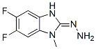 2H-Benzimidazol-2-one,5,6-difluoro-1,3-dihydro-1-methyl-,hydrazone(9CI) CAS#: 211734-87-1