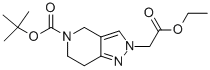 2H-PYRAZOLO[4,3-C]PYRIDINE-2-ACETIC ACID, 5-[(1,1-DIMETHYLETHOXY)CARBONYL]-4,5,6,7-TETRAHYDRO-, ETHYL ESTER CAS#: 220388-73-8