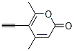 2H-Pyran-2-one, 5-ethynyl-4,6-dimethyl- (9CI) CAS#: 112369-03-6