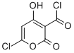 2H-Pyran-3-carbonyl chloride, 6-chloro-4-hydroxy-2-oxo- (8CI,9CI) CAS#: 17274-75-8