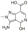 2H-Pyrazolo[4,3-c]pyridine-7-carboxylicacid,3-amino-4-hydroxy-2-methyl- CAS#: 108128-91-2