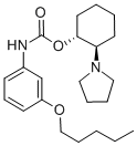 [(2R)-2-pyrrolidin-1-ylcyclohexyl] N-(3-pentoxyphenyl)carbamate CAS#: 104485-01-0