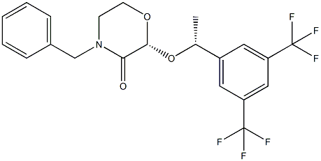 (2R)-4-BENZYL-2-{(1R)-1-[3,5-BIS(TRIFLUOROMETHYL)PHENYL]ETHOXY}MORPHOLIN-3-ONE CAS#: 287930-75-0
