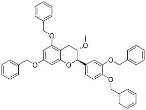 (2R-trans)-2-[3,4-bis(phenylmethoxy)phenyl]-3,4-dihydro-3-methoxy-5,7-bis(phenylmethoxy)-2H-1-benzopyran CAS#: 20728-75-0