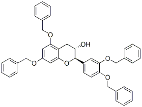 (2R-trans)-2-[3,4-bis(phenylmethoxy)phenyl]-3,4-dihydro-5,7-bis(phenylmethoxy)-2H-1-benzopyran-3-ol CAS#: 20728-73-8