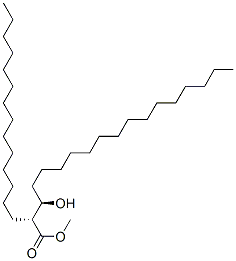 (2R,3R)-3-Hydroxy-2-tetradecyloctadecanoic acid methyl ester CAS#: 18951-36-5