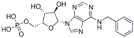 [(2R,3R,4R,5R)-5-[6-(benzylamino)purin-9-yl]-3,4-dihydroxy-oxolan-2-yl ]methoxyphosphonic acid CAS#: 13484-66-7