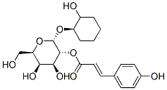 [(2R,3R,4S,5R,6R)-4,5-dihydroxy-2-[(1R,2S)-2-hydroxycyclohexyl]oxy-6-(hydroxymethyl)oxan-3-yl] 3-(4-hydroxyphenyl)prop-2-enoate CAS#: 15732-48-6