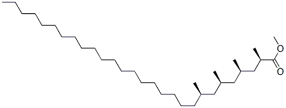 [2R,4R,6R,8R,(-)]-2,4,6,8-Tetramethyloctacosanoic acid methyl ester CAS#: 27829-61-4