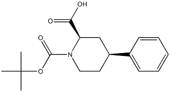 (2R,4S)-1-(tert-Butoxycarbonyl)-4-phenylpiperidine-2-carboxylic acid CAS#: 261777-38-2