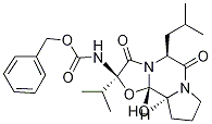(2R,5S,10aS,10bS)-Octahydro-10b-hydroxy-5-isobutyl-2-isopropyl-3,6-dioxo-8H-oxazolo[3,2-a]pyrrolo[2,1-c]pyrazine-2-carbaMic Acid Benzyl Ester CAS#: 24177-09-1