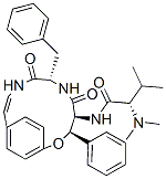 (2S)-2-Dimethylamino-N-[(3R,4S,7S)-5,8-dioxo-3-phenyl-7-phenylmethyl-2-oxa-6,9-diazabicyclo[10.2.2]hexadeca-10,12,14(1),15-tetren-4-yl]-3-methylbutanamide CAS#: 17948-40-2