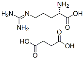 (2S)-2-amino-5-(diaminomethylideneamino)pentanoic acid, butanedioic ac id CAS#: 19914-51-3