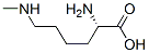 (2S)-2-amino-6-methylamino-hexanoic acid CAS#: 1188-07-4