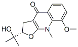 [2S,(-)]-3,9-Dihydro-2-(1-hydroxy-1-methylethyl)-8-methoxy-9-methylfuro[2,3-b]quinoline-4(2H)-one CAS#: 17958-35-9