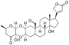 (2S,3R)-14-Hydroxy-19-oxo-2,3-[[(2S,3R,6R)-tetrahydro-3-hydroxy-6-methyl-4-oxo-2H-pyran-3,2-diyl]bisoxy]card-20(22)-enolide CAS#: 24321-47-9