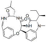 (2S,3R)-2-Dimethylamino-3-methyl-N-[(3R,4S,7S)-7-(2-methylpropyl)-5,8-dioxo-3-phenyl-2-oxa-6,9-diazabicyclo[10.2.2]hexadeca-10,12,14(1),15-tetren-4-yl]pentanamide CAS#: 18067-39-5