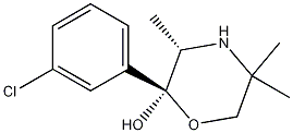 (+)-(2S,3S)-2-(3-chlorophenyl)-3,5,5-trimethylmorpholin-2-ol CAS#: 106083-71-0