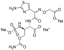 (2S,3S)-N-[(2-Amino-4-thiazolyl)[(Z)-[(sodiooxycarbonyl)methoxy]imino]acetyl]-3-[(sodiooxysulfonyl)amino]-O-carbamoylhomoserine sodium salt CAS#: 103618-99-1