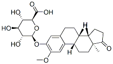 (2S,3S,4S,5R,6S)-3,4,5-trihydroxy-6-[[(8S,9S,13S,14S)-2-methoxy-13-methyl-17-oxo-7,8,9,11,12,14,15,16-octahydro-6H-cyclopenta[a]phenanthren-3-yl]oxy]oxane-2-carboxylic acid CAS#: 25577-70-2