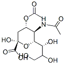 (2S,4S,5R,6R)-5-acetamido-4-acetyloxy-2-hydroxy-6-[(1R,2R)-1,2,3-trihydroxypropyl]oxane-2-carboxylic acid CAS#: 16655-75-7