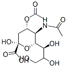(2S,4S,5R,6R)-5-acetamido-4-acetyloxy-2-hydroxy-6-[(1S,2R)-1,2,3-trihydroxypropyl]oxane-2-carboxylic acid CAS#: 29979-14-4