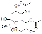 (2S,4S,5R,6R)-5-acetamido-6-(1-acetyloxy-2,3-dihydroxypropyl)-2,4-dihydroxyoxane-2-carboxylic acid CAS#: 18529-63-0