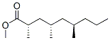 [2S,4S,6R,(+)]-2,4,6-Trimethylnonanoic acid methyl ester CAS#: 18450-81-2