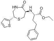 (2S,6R)-6-[[1(s)-Ethoxycarbonyl-3-phenylpropyl]amino]-5-oxo-(2-thienyl)perhydro-1,4-thiazepine CAS#: 110143-57-2