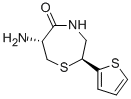 (2S,6R)-6-Amino-2-(2-thienyl)-1,4-thiazepan-5-one CAS#: 110221-26-6
