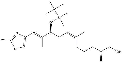 (+)-(2S,6Z,9S,10E)-9-{[tert-Butyl(dimethyl)silyl]oxy}-2,6,10-trimethyl-11-(2-methyl-1,3-thiazol-4-yl)-undeca-6,10-dien-1-ol CAS#: 210690-99-6