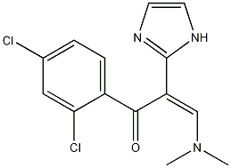 (2Z)-1-(2,4-Dichlorophenyl)-3-(dimethylamino)-2-(1H-imidazol-2-yl)-2-propen-1-one CAS#: 252950-15-5