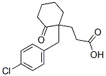 3-[1-[(4-chlorophenyl)methyl]-2-oxo-cyclohexyl]propanoic acid CAS#: 1770-35-0