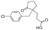 3-[1-[(4-chlorophenyl)methyl]-2-oxo-cyclopentyl]propanoic acid CAS#: 2700-03-0